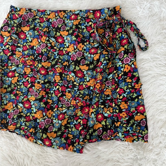 Wild Fable Floral Wrap Skirt - Picture 2 of 9
